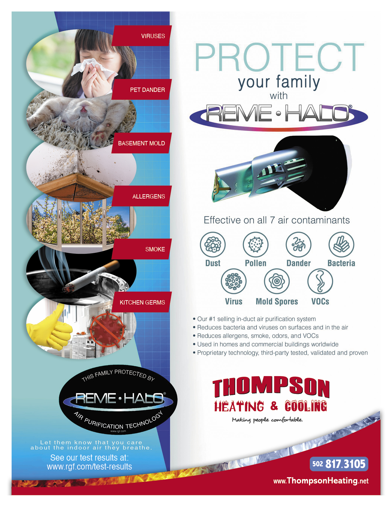 Whole home air purifier brochure